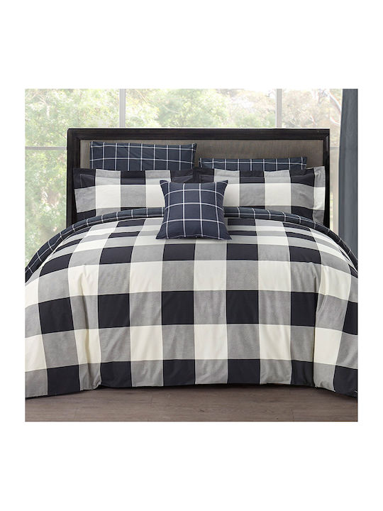 Beauty Home Duvet Cover Set Cotton Satin Queen with 2 Pillowcases 230x250 Marriott Art 12008 Embrime