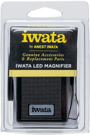 Iwata Illuminated Magnifier Glass LED Magnifying Lens Iwata