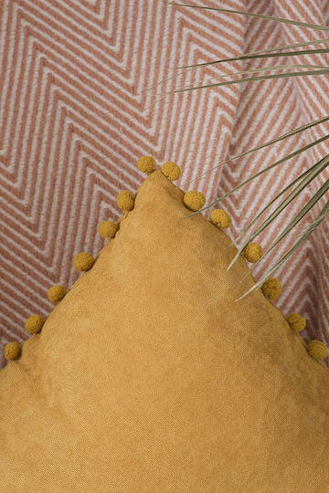Domoletti Zierkissen Gelbe 30x50cm