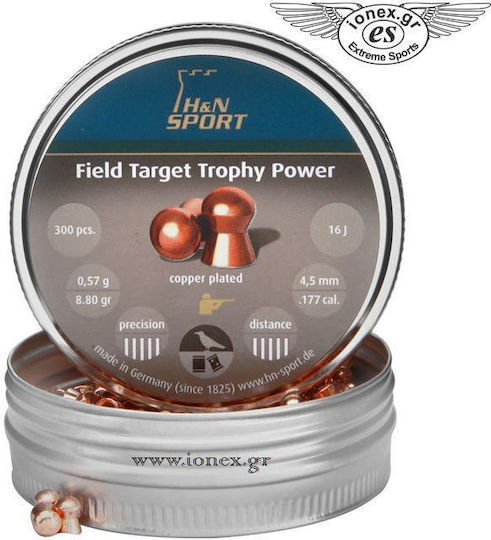 H&n Field Target Trophy Power 4,5mm 300τμχ