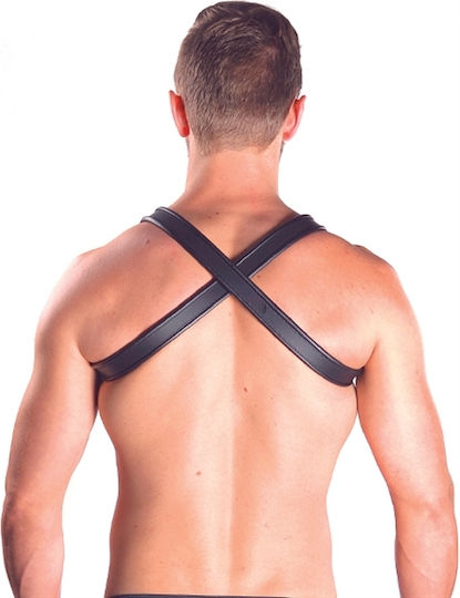 Mister B Ανδρικό Harness Μαύρο