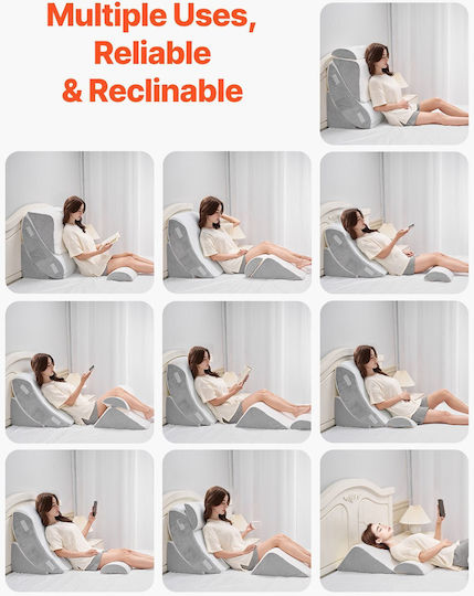 Vevor Μαξιλάρι Καθίσματος με Memory Foam 30cm σε Λευκό χρώμα XXZKDJXXZ4JTN08JX001V0