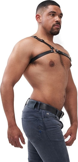 Mister B Ανδρικό Harness Μαύρο