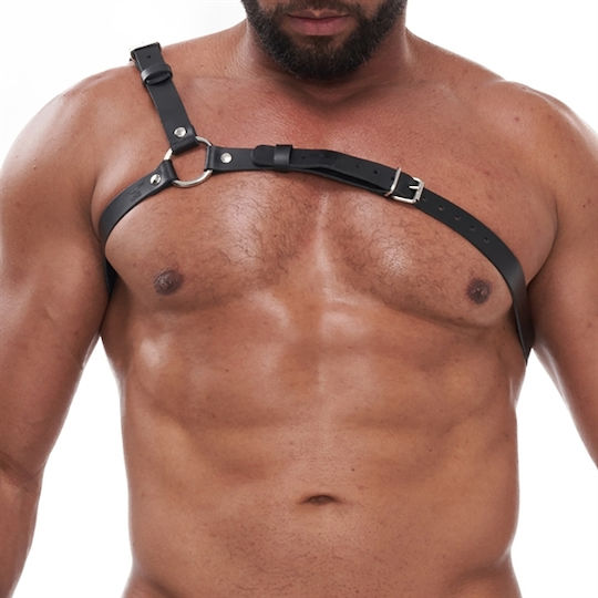 Mister B Ανδρικό Harness Μαύρο