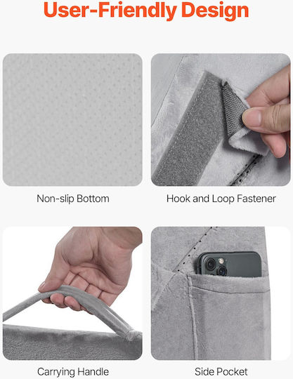 Vevor Wedge Pillow with Memory Foam 30cm Gray XXZKDJXXZ4JT9XXPH001V0