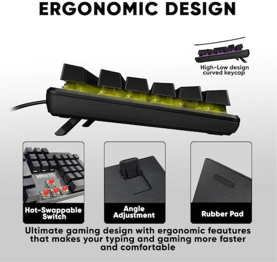 MKA-7C Gaming Mechanical Keyboard with RGB lighting (English US)