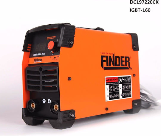 Finder IGBT-160 Welding Machine MMA with Maximum Welding Current 140A and Duty Cycle 35%
