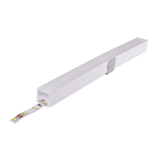 Elmark External Aluminum Profile for LED Strip with Opal Cover 100x1.5x0.6cm