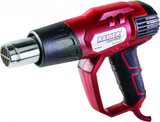 Raider RD-HG22 Πιστόλι Θερμού Αέρα 2000W με Ρύθμιση Θερμοκρασίας εως και 550°C