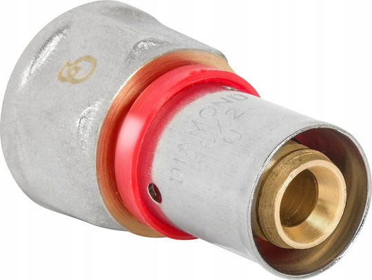 Pex Coupling 25x3/4 Gw Crimping Press Fitting