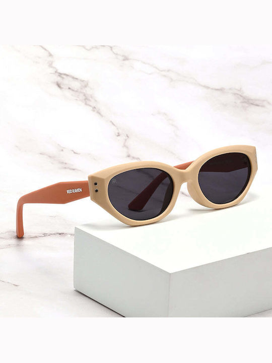 Red Raven Kids Sunglasses Brown for 6-12 Years 050001-Light Brown-52868044357966