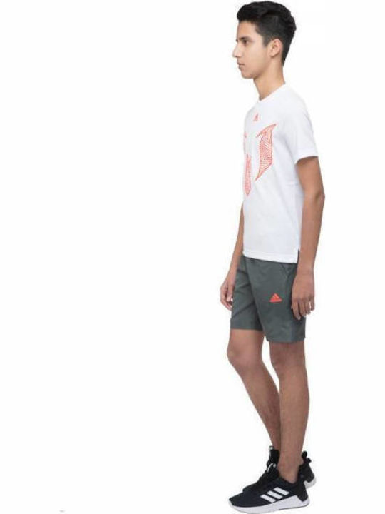 Kids' Set with Shorts Summer 2pcs White MESSI