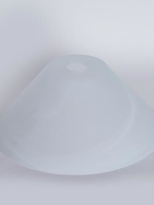 Eurolamp Conică Abajur Alb cu Diametru 35cm 6 buc