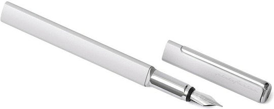 Pininfarina Segno Writing Pen Silver made of Aluminum