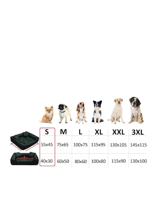 Легло за куче Kennel Ecco 55x45 см водоустойчиво зелено Легло за куче Kennel Ecco 55x45 см водоустойчиво зелено