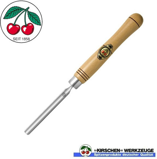Kirschen Σκαρπέλο με Κοίλη Λάμα Φάρδους 12mm & Ξύλινη Λαβή
