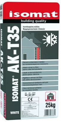 Isomat Ak-t35 Thermal Insulation Plate Adhesive White 25kg