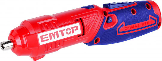 Emtop ECSR0408 Отвертка На Батерия 4V