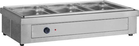 Bambas Frost MTX 106 Commercial Electric Bain Marie 3xGN1/1 1.5kW