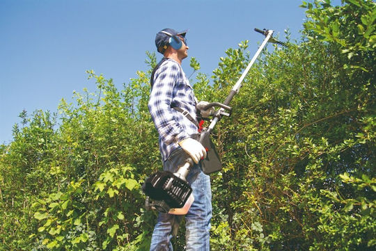 Scheppach MFH5200-4P Garden Multi Tool Gasoline 3 in 1 Chainsaw Lawnmower Hedge Trimmer Attachment