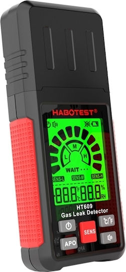 Habotest Ht609pro Gas Meter CH4 / C3H8 / C4H10 / CO / NH3 / C3H6O / LEL