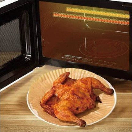 Klausberg Non-Stick Baking Papers for Air Fryer 20x20cm 100 Pieces