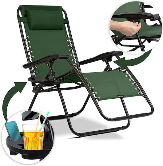 Folding Garden Lounger Cushion Sofotel Chillwell Green