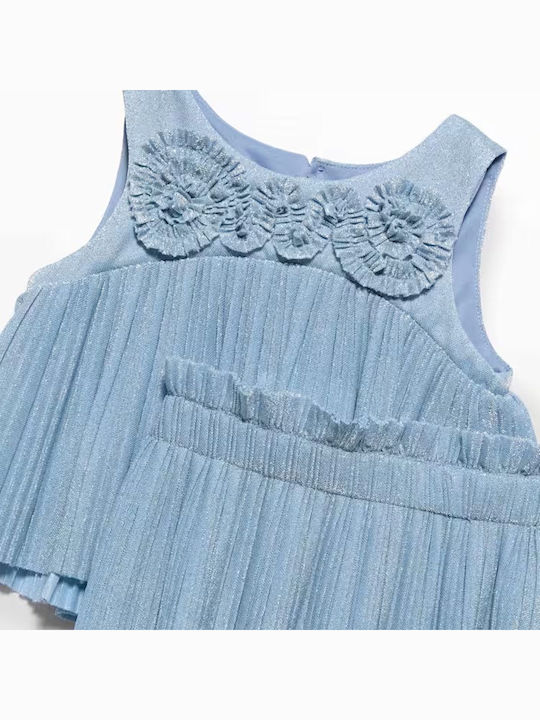 Kids' Set with Skirt Summer 2pcs Blue