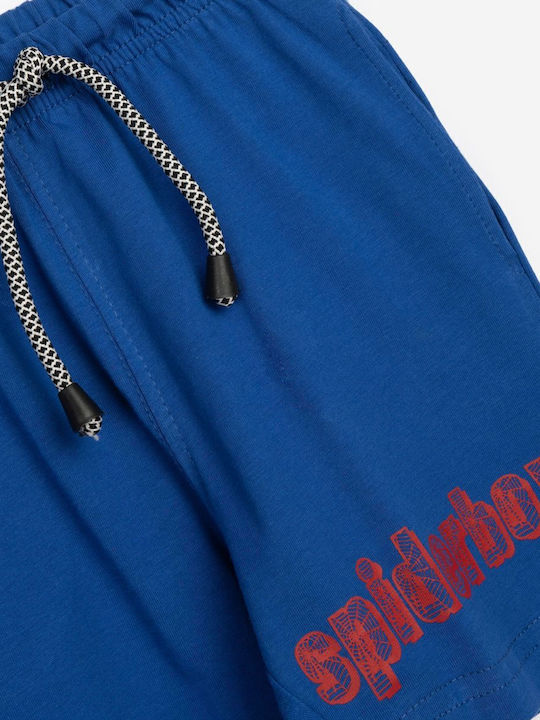 Kids' Set with Shorts Summer 2pcs Red/royal blue