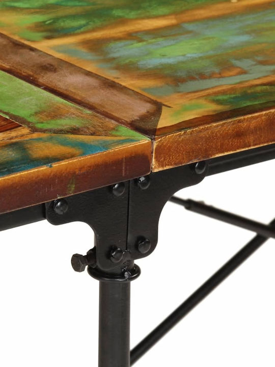 Tisch Speisesaal aus Massivholz & Metall Coffee 220x90x77cm