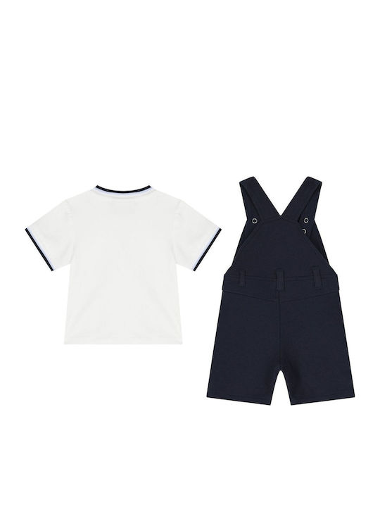 Kids Clothing Set with Dungarees Summer 2 Pieces Blue