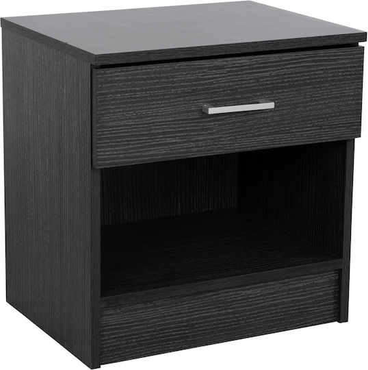 Κομοδίνο Laney Ξύλινο Zebrano 45x35.5x47cm