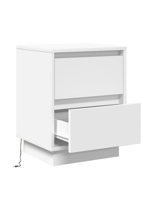 Nachttische White 2Stück 39x34.5x50cm