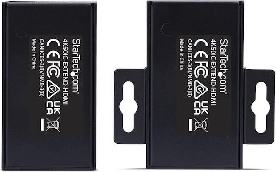 Startech 4k50ic-extend-hdmi Av Extender Transmitter Receiver Black