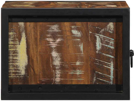 Κομοδίνα Ξύλινα Πολύχρωμα 2τμχ 25x40x35cm