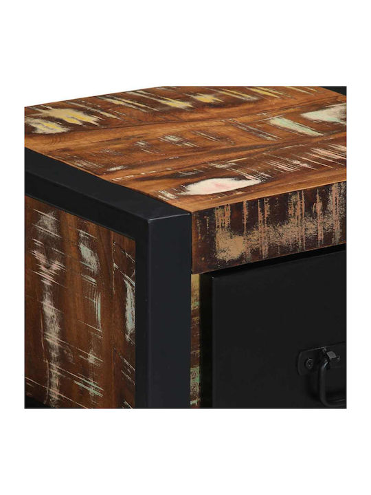 Κομοδίνα Ξύλινα Πολύχρωμα 2τμχ 25x40x35cm