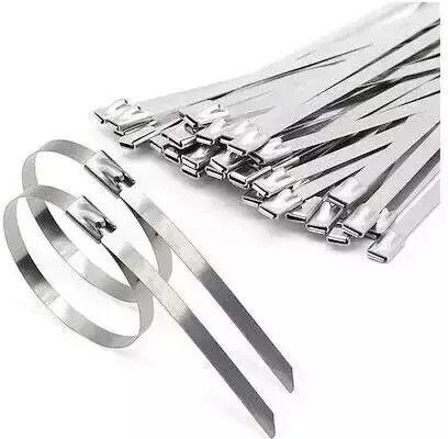 Alcasa Alcasa Plastic Cable Ties in Gray Color 20 pcs