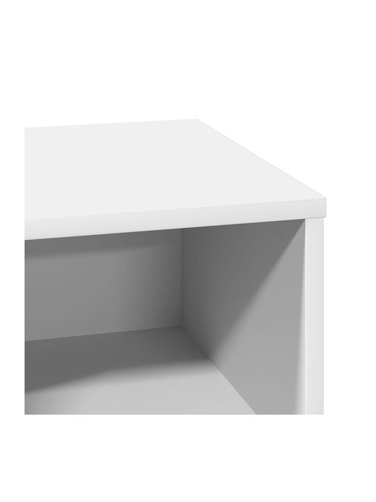 Κομοδίνο Ξύλινο Λευκό 50x34.5x50cm
