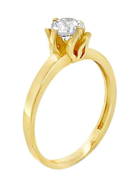 Xryseio Единичен камък от Злато 14K