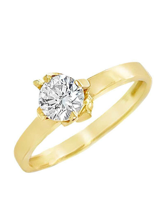 Xryseio Единичен камък от Злато 14K