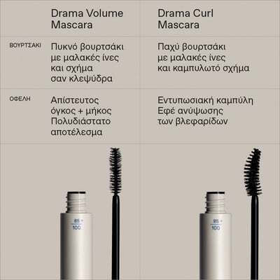 Korres Drama Volume Mascara Μαύρο 11ml