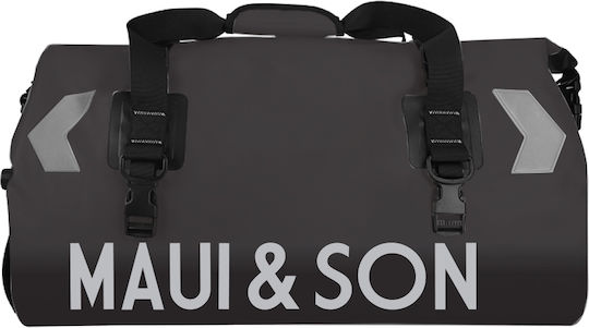 Maui & Sons Σακ Βουαγιάζ Πλάτης 55lt Μαύρο Υφασμάτινο Μ46xΠ25xΥ38εκ.