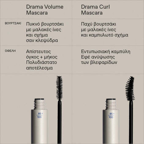Korres Drama Curl Mascara Μαύρο 11ml