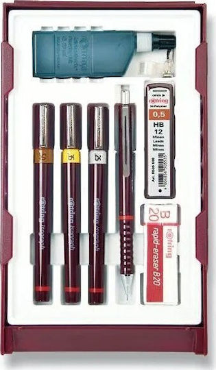 Rotring Σετ Ραπιδογράφοι 1.1mm