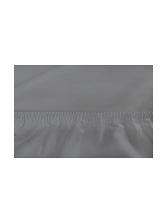 Matex Σεντόνι Μονό με Λάστιχο Βαμβακερό 120x190cm