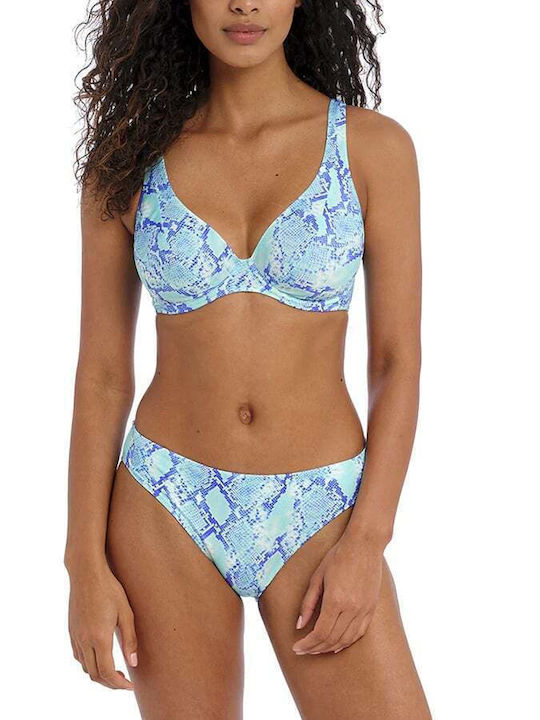 Komodo Bay Bikini Σουτιέν Animal Print Γαλάζιο