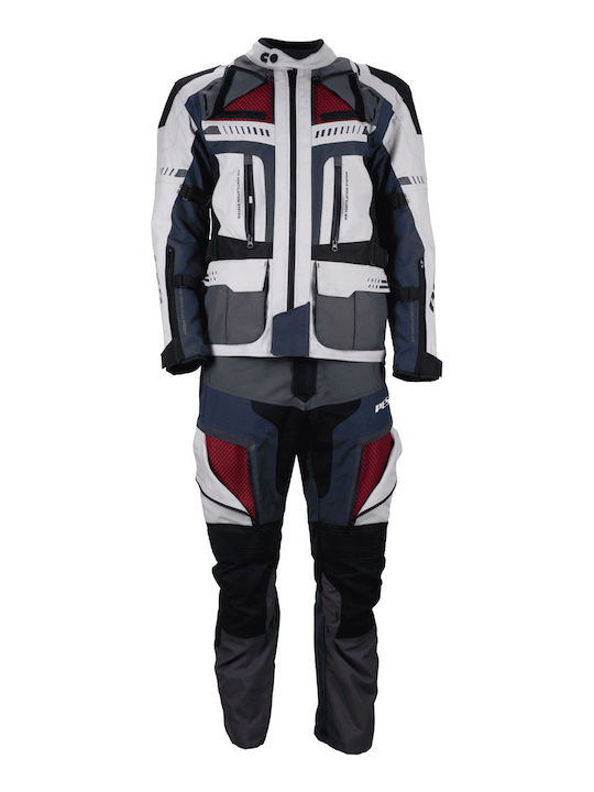 Carpathian Series Bărbătesc Geacă de motocicletă 4 Sezoane Waterproof Gri