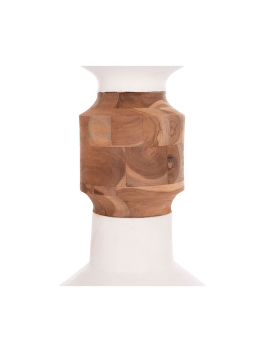 HomeMarkt Decorative Vase Nebula White 60x60x116cm