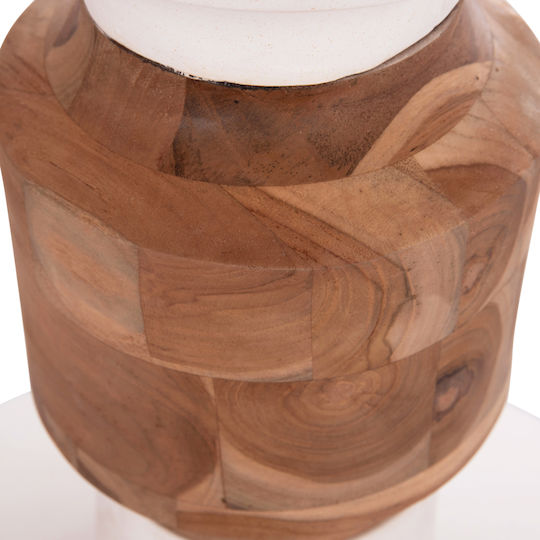HomeMarkt Decorative Vase Nebula White 60x60x116cm