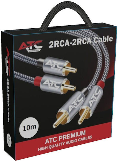 ATC Cablu RCA de sex masculin - RCA de sex masculin 10m PRD-000026308